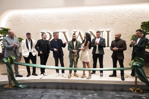 Celebrities attend the Rivani Grand Opening in Miami Featuring: Eric Carpenter, John Terzian, Brian Toll, Steven Meiner, Robert Rivani, Krystal Rivani, Joseph Magazine, Daymond John & Patrick Khoury Where: Miami, Florida, United States When: 17 Sep 2026 Credit: Seth Browarnik INSTARimages EDITORIAL USE ONLY. NOT FOR USE BY NEWSPAPERS BASED IN THE UK. Copyright: xx instar56031905