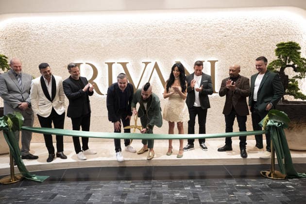 Celebrities attend the Rivani Grand Opening in Miami Featuring: Eric Carpenter, John Terzian, Brian Toll, Steven Meiner, Robert Rivani, Krystal Rivani, Joseph Magazine, Daymond John & Patrick Khoury Where: Miami, Florida, United States When: 17 Sep 2026 Credit: Seth Browarnik INSTARimages EDITORIAL USE ONLY. NOT FOR USE BY NEWSPAPERS BASED IN THE UK. Copyright: xx instar56031841