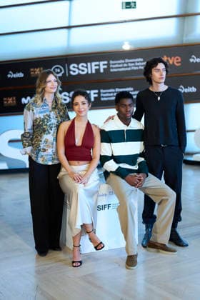 74th San Sebastian International Film Festival: Geister Photocall Eren M. Güvercin, Mariam Dawoud, Carlotta von Falkenhayn, Gabriel-Winner Amorin attended Geister Photocall during 74th San Sebastian International Film Festival at Kursaal Palace on September 18, 2026 in Donostia San Sebastian, Spain Photo by IMAGO MPG Donostia San Sebastian Kursaal Palace Euskadi Spain  Copyright: xMPGx