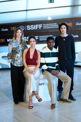 74th San Sebastian International Film Festival: Geister Photocall Eren M. Güvercin, Mariam Dawoud, Carlotta von Falkenhayn, Gabriel-Winner Amorin attended Geister Photocall during 74th San Sebastian International Film Festival at Kursaal Palace on September 18, 2026 in Donostia San Sebastian, Spain Photo by IMAGO MPG Donostia San Sebastian Kursaal Palace Euskadi Spain  Copyright: xMPGx