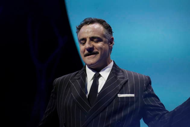September 18, 2026, Madrid, Community Of Madrid, Spain: Cast members perform on stage during a media preview of two musical numbers from La Familia Addams: El Musical (The Addams Family: The Musical) at the Teatro Calderon on Friday, September 18, 2026, in Madrid, Spain. The exclusive press photocall showcased the vibrant and highly anticipated unconventional comedy, which brings the macabre and beloved Addams family to life with spectacular, life-sized set designs. Offering a tragicomic twist as Wednesday Addams falls in love with a normal boy, the production blends grand orchestral parodies, dark humor, and a surprisingly emotional core about teenage love and acceptance, putting traditional showbusiness cliches under the microscope wi - ZUMAo127 20260918_zep_o127_074 Copyright: xHugoxOrtunox