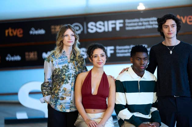 74th San Sebastian International Film Festival: Geister Photocall Eren M. Güvercin, Mariam Dawoud, Carlotta von Falkenhayn, Gabriel-Winner Amorin attended Geister Photocall during 74th San Sebastian International Film Festival at Kursaal Palace on September 18, 2026 in Donostia San Sebastian, Spain Photo by ABACAPRESS.COM Donostia San Sebastian Euskadi Spain  Copyright: xABACAx