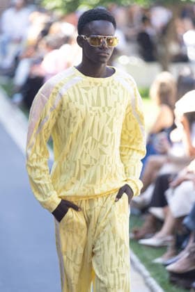 Custo Fashion Show at MBFW 2026 A model during the Custo Barcelona fashion show as part of Mercedes-Benz Fashion Week, held at Nebrija University on September 18, 2026, in Madrid, Spain. Custo presents its Spring Summer 2027 collection, titled Unexpected. The Catalan designer conceives this collection as an emotional manifesto to combat routine in the way we dress. SEPTEMBER 18, 2026 Madrid, Spain  Copyright: xEduardoxParrax 7783777