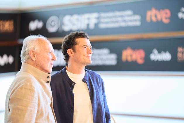 74th San Sebastian International Film Festival: Bucking Fastard Photocall Orlando Bloom, Werner Herzog attended Bucking Fastard Photocall during 74th San Sebastian International Film Festival at Kursaal Palace on September 18, 2026 in Donostia San Sebastian, Spain Photo by IMAGO MPG Donostia San Sebastian Kursaal Palace Euskadi Spain  Copyright: xMPGx