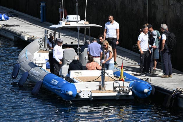 King Juan Carlos Goes Sailing with the Zuritas in Sanxenxo: Carlos, Carlitos, and María Zurita boarding the boat on September 18, 2026, in Madrid, Spain. FAMILY ROYALTY KING ZURITA BOAT OR Sanxenxo Sanxenxo Spain  Copyright: xOscarxOrtizx 7784028