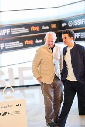 September 18, 2026, Madrid, Madrid, Spain: Orlando Bloom, Werner Herzog attended Bucking Fastard Photocall during 74th San Sebastian International Film Festival at Kursaal Palace on September 18, 2026 in Donostia San Sebastian, Spain Madrid Spain - ZUMAg15_ 20260918_zaf_g15_077 Copyright: xJackxAbuinx