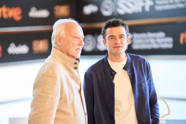 September 18, 2026, Madrid, Madrid, Spain: Orlando Bloom, Werner Herzog attended Bucking Fastard Photocall during 74th San Sebastian International Film Festival at Kursaal Palace on September 18, 2026 in Donostia San Sebastian, Spain Madrid Spain - ZUMAg15_ 20260918_zaf_g15_068 Copyright: xJackxAbuinx