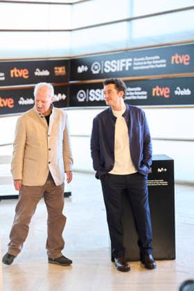 September 18, 2026, Madrid, Madrid, Spain: Orlando Bloom, Werner Herzog attended Bucking Fastard Photocall during 74th San Sebastian International Film Festival at Kursaal Palace on September 18, 2026 in Donostia San Sebastian, Spain Madrid Spain - ZUMAg15_ 20260918_zaf_g15_060 Copyright: xJackxAbuinx