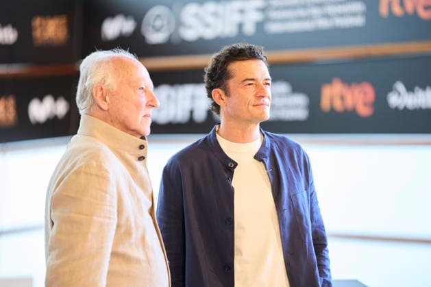 September 18, 2026, Madrid, Madrid, Spain: Orlando Bloom, Werner Herzog attended Bucking Fastard Photocall during 74th San Sebastian International Film Festival at Kursaal Palace on September 18, 2026 in Donostia San Sebastian, Spain Madrid Spain - ZUMAg15_ 20260918_zaf_g15_065 Copyright: xJackxAbuinx