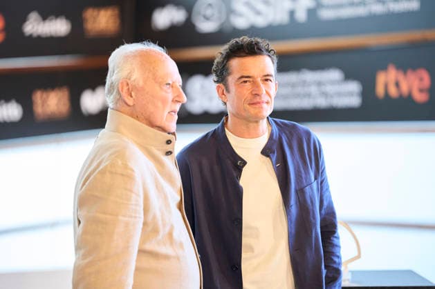 September 18, 2026, Madrid, Madrid, Spain: Orlando Bloom, Werner Herzog attended Bucking Fastard Photocall during 74th San Sebastian International Film Festival at Kursaal Palace on September 18, 2026 in Donostia San Sebastian, Spain Madrid Spain - ZUMAg15_ 20260918_zaf_g15_067 Copyright: xJackxAbuinx