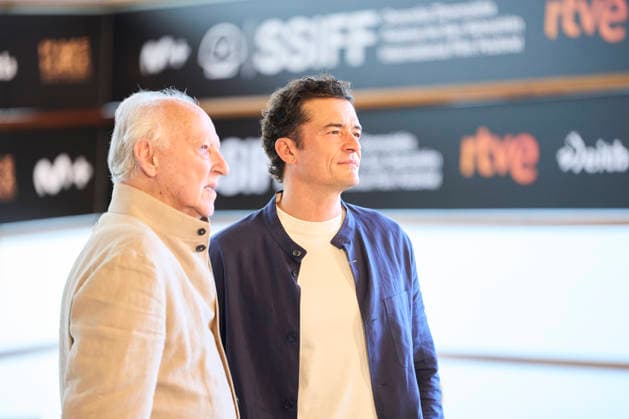 September 18, 2026, Madrid, Madrid, Spain: Orlando Bloom, Werner Herzog attended Bucking Fastard Photocall during 74th San Sebastian International Film Festival at Kursaal Palace on September 18, 2026 in Donostia San Sebastian, Spain Madrid Spain - ZUMAg15_ 20260918_zaf_g15_064 Copyright: xJackxAbuinx