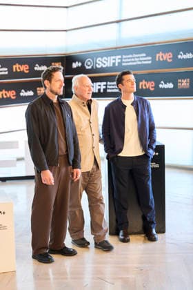 September 18, 2026, Madrid, Madrid, Spain: Orlando Bloom, Ariel Leon Isacovitch, Werner Herzog attended Bucking Fastard Photocall during 74th San Sebastian International Film Festival at Kursaal Palace on September 18, 2026 in Donostia San Sebastian, Spain Madrid Spain - ZUMAg15_ 20260918_zaf_g15_051 Copyright: xJackxAbuinx