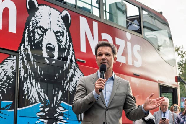 Berlin, September 18, 2026: The Berlin SPD’s campaign wrap-up event with Steffen Krach ahead of the upcoming election for the House of Representatives on September 20, 2026, at Stuttgarter Platz on Wilmersdorfer Straße