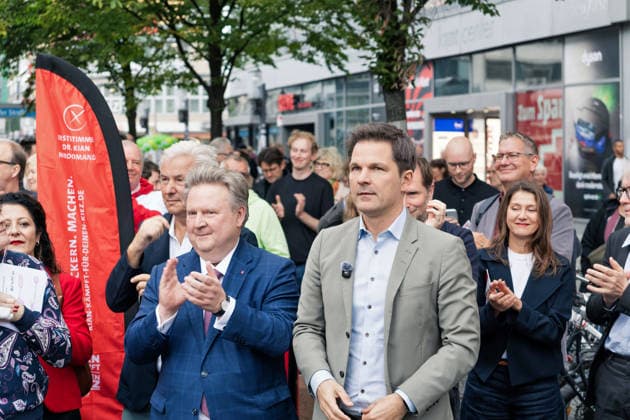 Berlin, September 18, 2026: The Berlin SPD’s campaign wrap-up event featuring Steffen Krach ahead of the upcoming election for the House of Representatives on September 20, 2026, at Stuttgarter Platz on Wilmersdorfer Straße; Michael Ludwig (SPÖ), Mayor and Governor of Vienna, among others