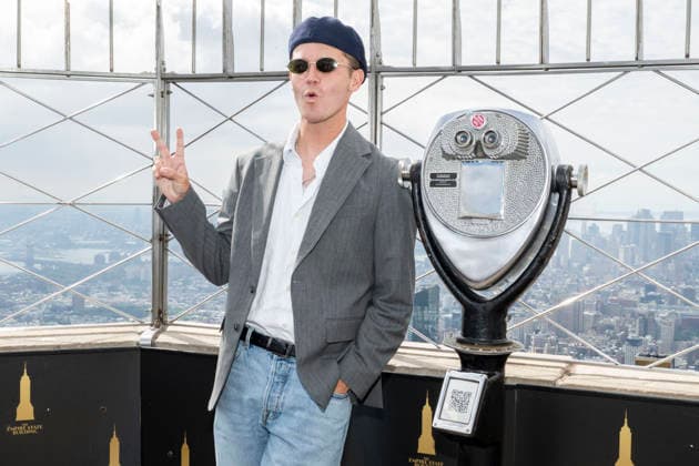 September 18, 2026, New York, New York, USA: JAMIE MILLER visits the Empire State Building in New York to celebrate his viral new single, Babydoll. 18 September 2026 New York USA  - ZUMAa265 20260918_zep_a265_010 Copyright: xEricxAcquayex