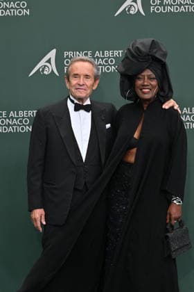 Jacky Ickx and his wife Khadja Nin at the photocall for the 20th anniversary of the Prince Albert II of Monaco Foundation at the Salle Garnier of the Monte Carlo Opera House, September 18, 2026 This exceptional event brings together numerous artists and philanthropists alongside the princely couple Bruno Bebert Bestimage Photocall for the 20th anniversary of the Prince Albert II of Monaco Foundation at the Salle Garnier of the Monte Carlo Opera, September 18, 2026 This exceptional event brings together numerous artists and philanthropists alongside the princely couple Monte Carlo, Monaco  Copyright: xBrunoxBebertx xBestimagexBrunoxBebertx xBestimagex
