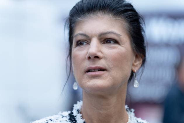 Campaign Wrap-Up, Alexanderplatz, BSW Berlin, Campaign Wrap-Up, Alexanderplatz, BSW, Sahra Wagenknecht Alliance, Rally, Sahra Wagenknecht Berlin Berlin GER