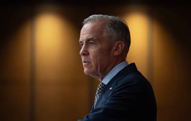 September 18, 2026, Ottawa, On, Canada: Prime Minister Mark Carney addresses caucus in Ottawa, Friday, Sept. 18, 2026. Ottawa Canada  - ZUMAc35_ 20260918_zaf_c35_015 Copyright: xAdrianxWyldx