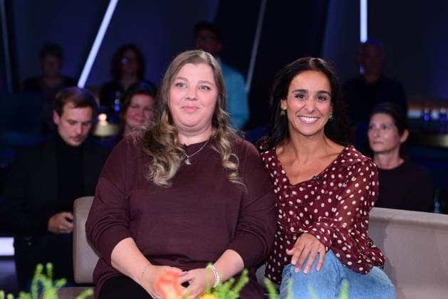 Yvonne Marquard and Melissa Ortiz Gomez during the NDR Talk Show on September 18, 2026, at NDR Studio Lokstedt in Hamburg, Germany NDR Talk Show in Hamburg, Germany