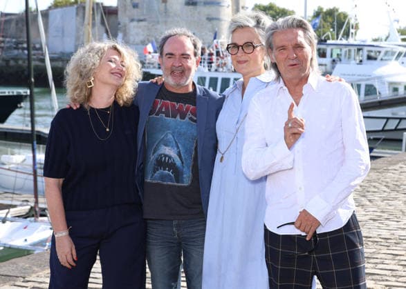 Cecile Bois, Bruno Solo, Yvan Le Bolloch, and Armelle Lesniak at the photocall for the TV movie *Caméra Café: Opération Retraite* during the 28th La Rochelle TV Fiction Festival, September 18, 2026 Denis Guignebourg Bestimage Photocall for the TV movie *Caméra Café: Opération Retraite* at the 28th La Rochelle TV Fiction Festival on September 18, 2026, La Rochelle, France  Copyright: xDenisxGuignebourgx xBestimagexDenisxGuignebourgx xBestimagex