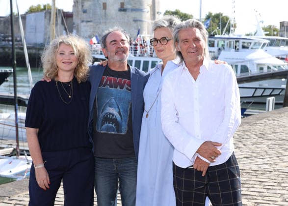 Cecile Bois, Bruno Solo, Yvan Le Bolloch, and Armelle Lesniak at the photocall for the TV movie *Caméra Café: Opération Retraite* during the 28th La Rochelle TV Fiction Festival, September 18, 2026 Denis Guignebourg Bestimage Photocall for the TV movie *Caméra Café: Opération Retraite* at the 28th La Rochelle TV Fiction Festival on September 18, 2026, La Rochelle, France  Copyright: xDenisxGuignebourgx xBestimagexDenisxGuignebourgx xBestimagex