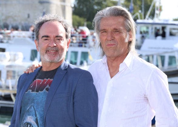 Bruno Solo and Yvan Le Bolloch at the photocall for the TV movie *Caméra Café: Opération Retraite* during the 28th La Rochelle TV Fiction Festival, September 18, 2026 Denis Guignebourg Bestimage Photocall for the TV movie *Caméra Café: Opération Retraite* at the 28th La Rochelle TV Fiction Festival on September 18, 2026, La Rochelle, France  Copyright: xDenisxGuignebourgx xBestimagexDenisxGuignebourgx xBestimagex