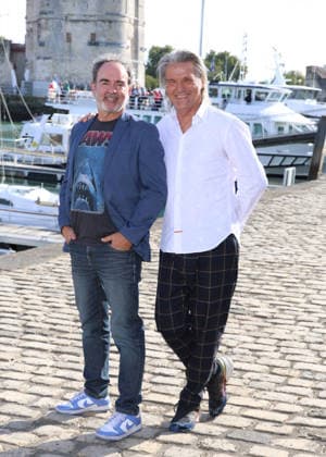 Bruno Solo and Yvan Le Bolloch at the photocall for the TV movie *Caméra Café: Opération Retraite* during the 28th La Rochelle TV Fiction Festival, September 18, 2026 Denis Guignebourg Bestimage Photocall for the TV movie *Caméra Café: Opération Retraite* at the 28th La Rochelle TV Fiction Festival on September 18, 2026, La Rochelle, France  Copyright: xDenisxGuignebourgx xBestimagexDenisxGuignebourgx xBestimagex