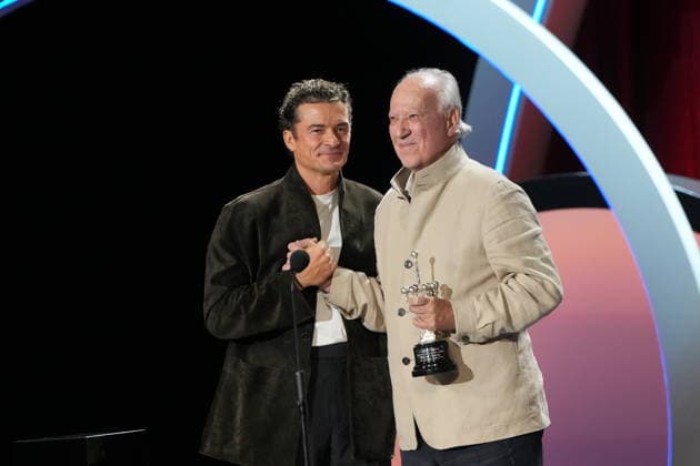 The 74th San Sebastián International Film Festival Kicks Off Actor Orlando Bloom presents the Donostia Award to director Werner Herzog during the opening of the 74th San Sebastián International Film Festival at the Kursaal Conference Center and Auditorium, on September 18, 2026, in San Sebastián, Guipúzcoa, Basque Country, Spain. The San Sebastián Film Festival kicks off its 74th edition this Friday, September 18, and will run through September 26, featuring one of the largest gatherings of stars in recent years, with names such as Brad Pitt, Penélope Cruz, Orlando Bloom, Rami Malek, Jeremy Irons, and Ricardo Darín among the celebrities who will be visiting the city of San Sebastián. SEPTEMBER 18, 2026 SANSE FILM FESTIVAL BASQUE COUNTRY FI Copyright: xUnanuex 7784388