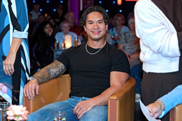 MDR Riverboat Comedian Tutty Tran Thomas To Truong Tran during the taping of the MDR talk show Riverboat on September 18, 2026, at Mediacity Leipzig 20260918ADO0009
