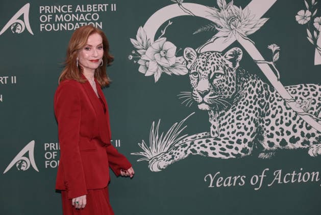 20th Anniversary Gala Of the Prince Albert II of Monaco Foundation - Photocall Isabelle Huppert attending the Gala to 20th anniversary of Prince Albert II of Monaco Foundation at the Opera of Monte-Carlo, Monaco, on September 18, 2026. Photo by Jean-Charles Vinaj ABACAPRESS.COM Monaco  Copyright: xVinajxJean-Charles ABACAx
