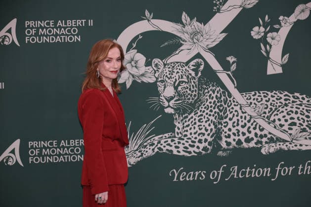 20th Anniversary Gala Of the Prince Albert II of Monaco Foundation - Photocall Isabelle Huppert attending the Gala to 20th anniversary of Prince Albert II of Monaco Foundation at the Opera of Monte-Carlo, Monaco, on September 18, 2026. Photo by Jean-Charles Vinaj ABACAPRESS.COM Monaco  Copyright: xVinajxJean-Charles ABACAx