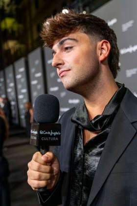 September 18, 2026, Madrid, Madrid, Spain: JUANJO BONA speaks to the press during the closing party for MBFW Madrid at the Reina SofoÂ­a Museum on September 18, 2026, in Madrid, Spain. Madrid Spain  - ZUMAc312 20260918_zsp_c312_135 Copyright: xOscarxManuelxSanchezx