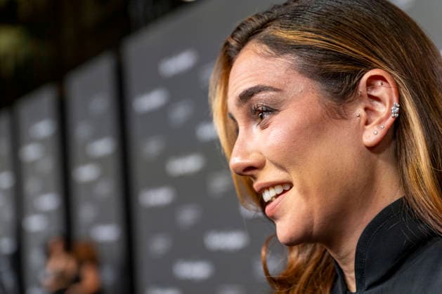 September 18, 2026, Madrid, Madrid, Spain: BLANCA SUAREZ speaks to the press during the closing party for MBFW Madrid at the Reina SofoÂ­a Museum on September 18, 2026, in Madrid, Spain. Madrid Spain  - ZUMAc312 20260918_zsp_c312_145 Copyright: xOscarxManuelxSanchezx