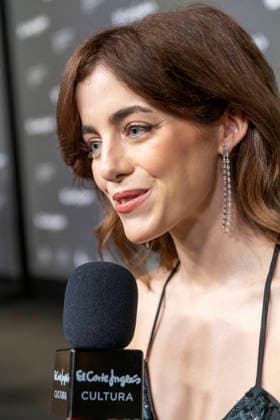 September 18, 2026, Madrid, Madrid, Spain: EVE RYAN speaks to the press during the closing party for MBFW Madrid at the Reina SofoÂ­a Museum on September 18, 2026, in Madrid, Spain. Madrid Spain  - ZUMAc312 20260918_zsp_c312_184 Copyright: xOscarxManuelxSanchezx