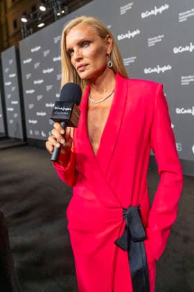 September 18, 2026, Madrid, Madrid, Spain: ESTHER CANADAS speaks to the press during the closing party for MBFW Madrid at the Reina SofoÂ­a Museum on September 18, 2026, in Madrid, Spain. Madrid Spain  - ZUMAc312 20260918_zsp_c312_222 Copyright: xOscarxManuelxSanchezx