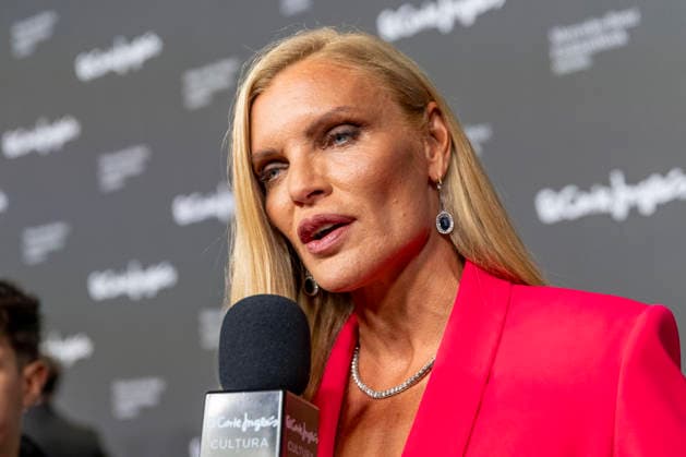 September 18, 2026, Madrid, Madrid, Spain: ESTHER CANADAS speaks to the press during the closing party for MBFW Madrid at the Reina SofoÂ­a Museum on September 18, 2026, in Madrid, Spain. Madrid Spain  - ZUMAc312 20260918_zsp_c312_243 Copyright: xOscarxManuelxSanchezx