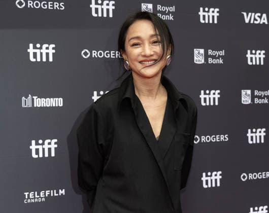 (260919) -- TORONTO, Sept. 19, 2026 -- Actress Zhou Xun poses for photos at the world premiere of the film The Road Not Taken during the 2026 Toronto International Film Festival (TIFF) in Toronto, Canada, on Sept. 18, 2026. (Photo by Zou Zheng Xinhua) CANADA-TORONTO-TIFF-THE ROAD NOT TAKEN-PREMIERE LinxWei 