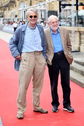 Jeremy Irons and David Puttnam at the premiere of the film *The Mission* at the 74th San Sebastián International Film Festival (Festival Internacional de Cine de San Sebastián) at the Kursaal in San Sebastián, September 18, 2026 Foto:xC.xNiehausx xFuturexImagex mission_6907