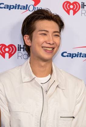 iHeartRadio Music Festival - Night 1 Arrivals for night 1 of the iHeartRadio Music Festival at T-Mobile Arena. 18 Sep 2026 Pictured: RM of BTS.  Copyright: xThexMegaxAgencyxMBS MEGAx