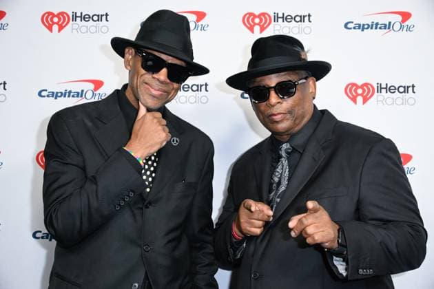 iHeartRadio Music Festival - Night 1 Arrivals for the iHeartRadio Music Festival, night 1 at T-Mobile arena. 18 Sep 2026 Pictured: Jimmy Jam (L) and Terry Lewis.  Copyright: xThexMegaxAgencyxMBS MEGAx