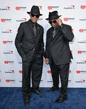 iHeartRadio Music Festival - Night 1 Arrivals for the iHeartRadio Music Festival, night 1 at T-Mobile arena. 18 Sep 2026 Pictured: Jimmy Jam (L) and Terry Lewis.  Copyright: xThexMegaxAgencyxMBS MEGAx