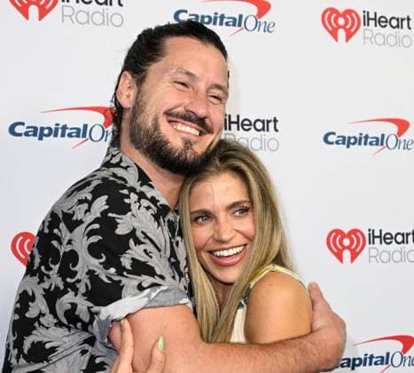 iHeartRadio Music Festival, night 1 Arrivals for the iHeartRadio Music Festival, night 1 at T-Mobile arena. 18 Sep 2026 Pictured: Val Chmerkovskiy (L) and Danielle Fishel.  Copyright: xThexMegaxAgencyxMBS MEGAx