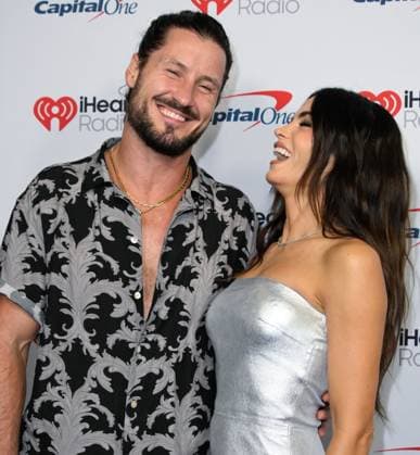 iHeartRadio Music Festival, night 1 Arrivals for the iHeartRadio Music Festival, night 1 at T-Mobile arena. 18 Sep 2026 Pictured: Val Chmerkovskiy (L) and Jenna Dewan.  Copyright: xThexMegaxAgencyxMBS MEGAx