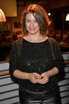 Flonja Kodheli at the premiere of the film *On Shame and Money* at the KulturBrauerei Berlin, September 18, 2026 Foto:xM.xBehrensx xFuturexImagex scham_6937