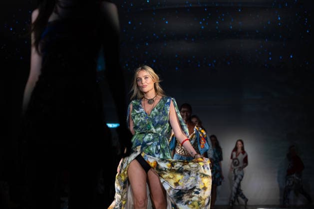 Ginny Litscher Catwalk Show 2026 A model walks the runway at the Ginny Litscher Catwalk Show 2026 at The Haymarket Hotel on September 18, 2026 in London, England., Credit:Lounis Tiar Avalon United Kingtom, London, Haymarket Hotel  Copyright: xLounisxTiarx xAvalonx 1136246335