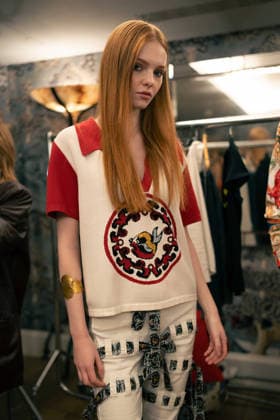 Ginny Litscher Catwalk Show 2026 A model walks the runway at the Ginny Litscher Catwalk Show 2026 at The Haymarket Hotel on September 18, 2026 in London, England., Credit:Lounis Tiar Avalon United Kingtom, London, Haymarket Hotel  Copyright: xLounisxTiarx xAvalonx 1136247053