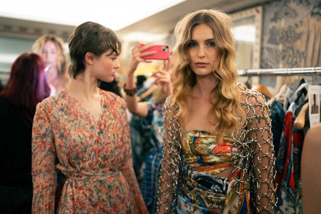 Ginny Litscher Catwalk Show 2026 A model walks the runway at the Ginny Litscher Catwalk Show 2026 at The Haymarket Hotel on September 18, 2026 in London, England., Credit:Lounis Tiar Avalon United Kingtom, London, Haymarket Hotel  Copyright: xLounisxTiarx xAvalonx 1136247091