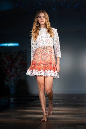 Ginny Litscher Catwalk Show 2026 A model walks the runway at the Ginny Litscher Catwalk Show 2026 at The Haymarket Hotel on September 18, 2026 in London, England., Credit:Lounis Tiar Avalon United Kingtom, London, Haymarket Hotel  Copyright: xLounisxTiarx xAvalonx 1136247288