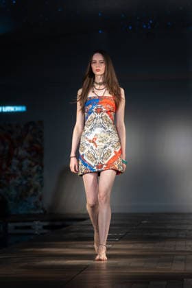 Ginny Litscher Catwalk Show 2026 A model walks the runway at the Ginny Litscher Catwalk Show 2026 at The Haymarket Hotel on September 18, 2026 in London, England., Credit:Lounis Tiar Avalon United Kingtom, London, Haymarket Hotel  Copyright: xLounisxTiarx xAvalonx 1136247563