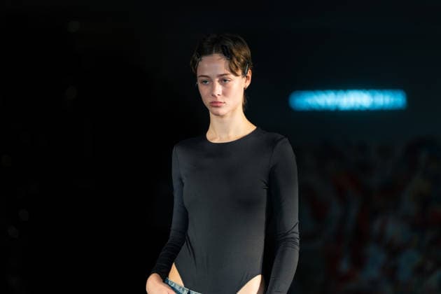 Ginny Litscher Catwalk Show 2026 A model rehearses the runway at the Ginny Litscher Catwalk Show 2026 at The Haymarket Hotel on September 18, 2026 in London, England., Credit:Lounis Tiar Avalon United Kingtom, London, Haymarket Hotel  Copyright: xLounisxTiarx xAvalonx 1136247585